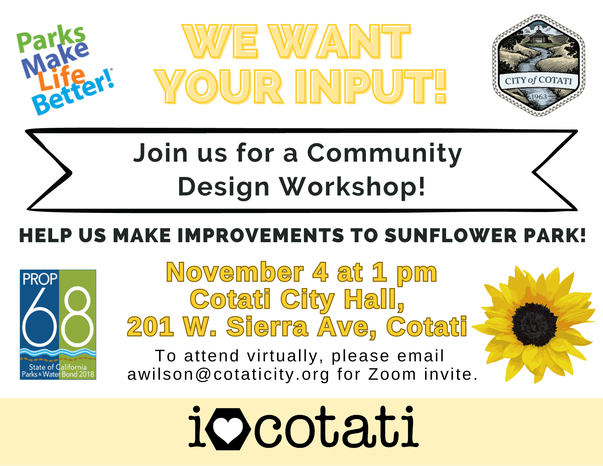 Sunflower Park Workshop