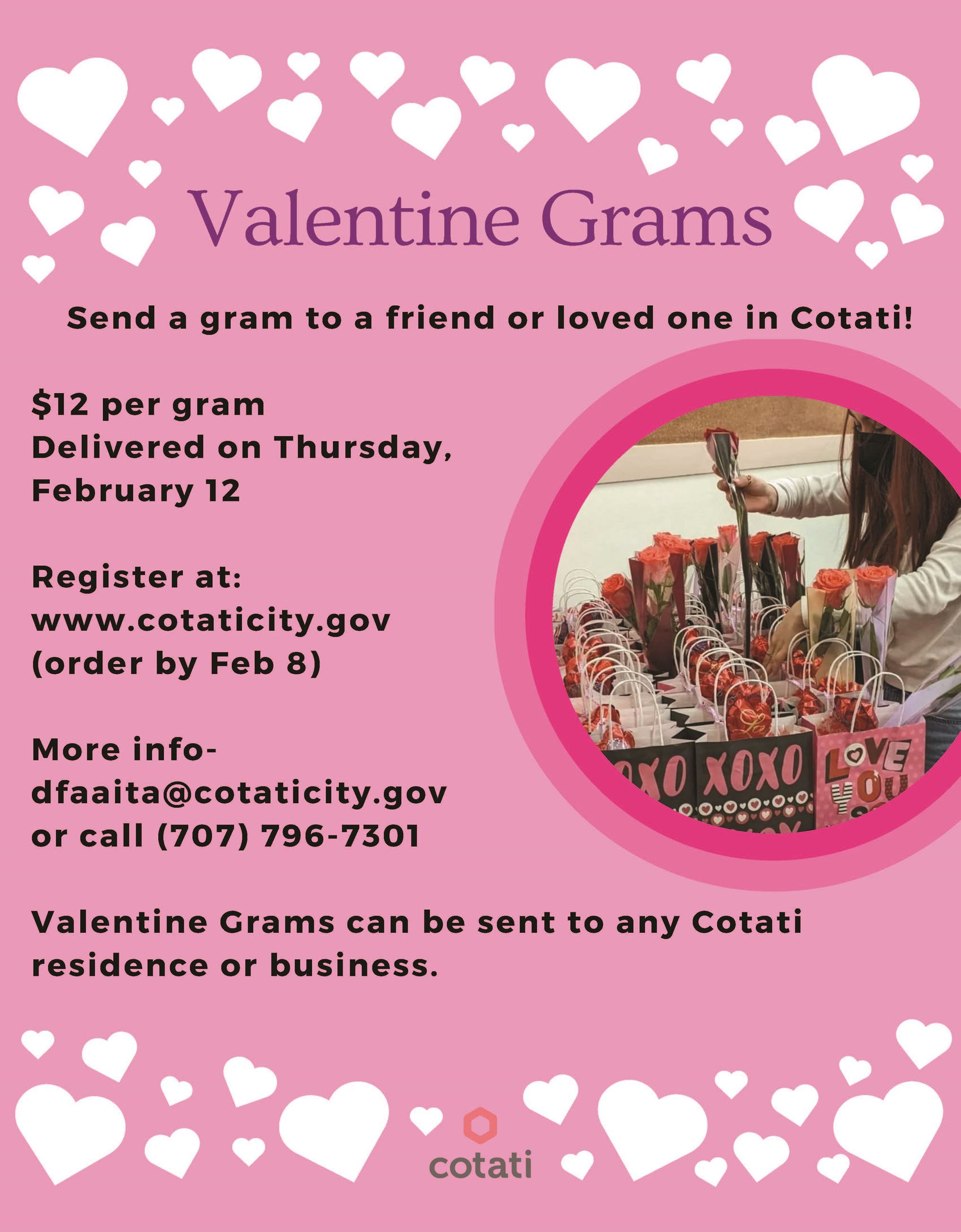 Valentine Grams 2026 Flyer